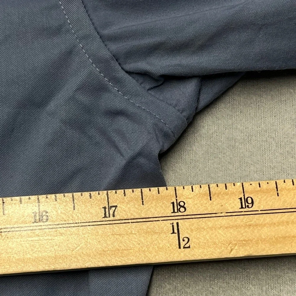 New Tailored Athlete Mens Button Down Dress Shirt‎ Long Sleeve Gray Size S
